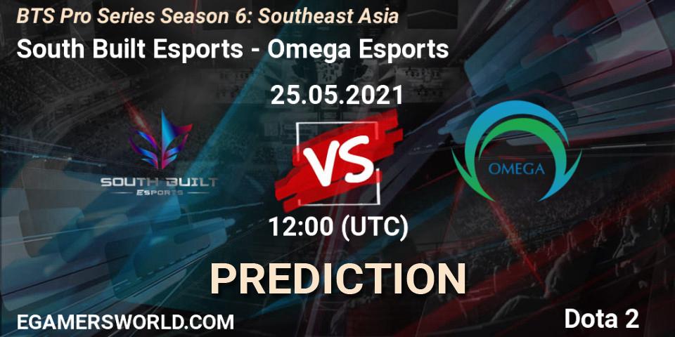 Pronósticos South Built Esports - Omega Esports. 25.05.2021 at 13:20. BTS Pro Series Season 6: Southeast Asia - Dota 2