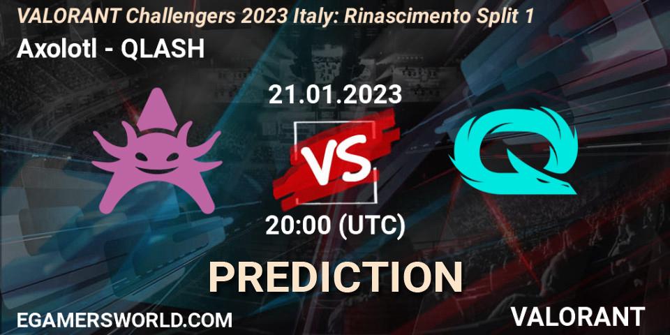 Pronósticos Axolotl - QLASH. 21.01.23. VALORANT Challengers 2023 Italy: Rinascimento Split 1 - VALORANT