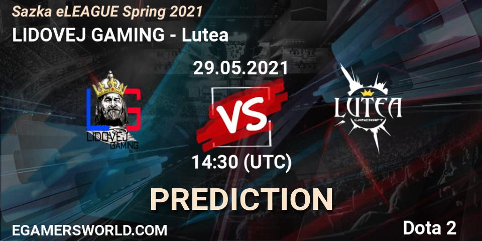 Pronósticos LIDOVEJ GAMING - Lutea. 29.05.2021 at 14:58. Sazka eLEAGUE Spring 2021 - Dota 2