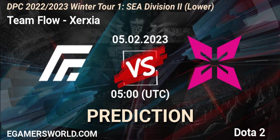 Pronósticos Team Flow - Xerxia. 05.02.23. DPC 2022/2023 Winter Tour 1: SEA Division II (Lower) - Dota 2