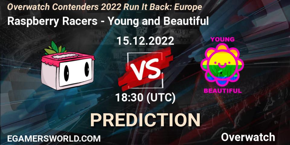 Pronósticos Raspberry Racers - Young and Beautiful. 15.12.22. Overwatch Contenders 2022 Run It Back: Europe - Overwatch