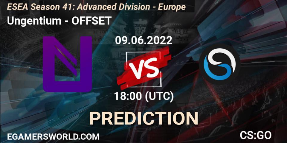 Pronósticos Ungentium - OFFSET. 09.06.22. ESEA Season 41: Advanced Division - Europe - CS2 (CS:GO)