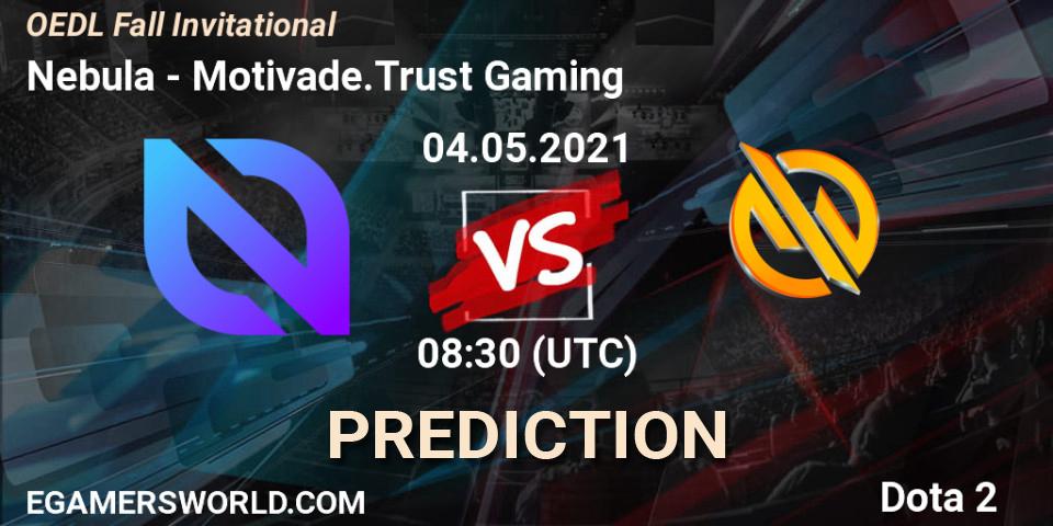Pronósticos Nebula - Motivade.Trust Gaming. 04.05.2021 at 08:30. OEDL Fall Invitational - Dota 2
