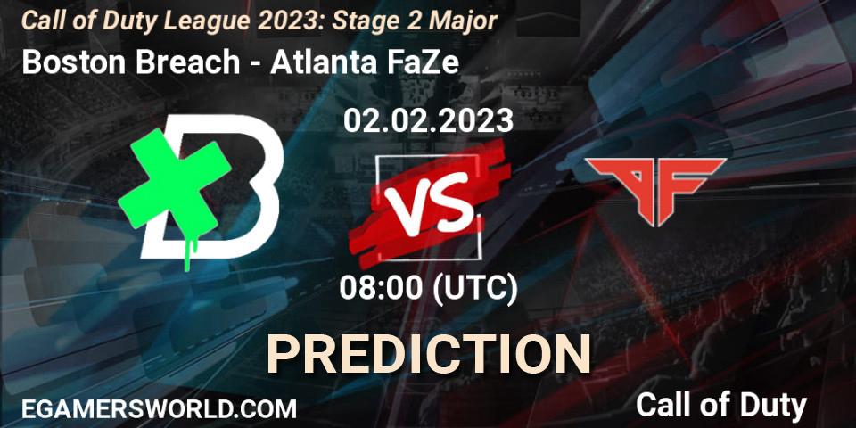 Pronósticos Boston Breach - Atlanta FaZe. 02.02.23. Call of Duty League 2023: Stage 2 Major - Call of Duty