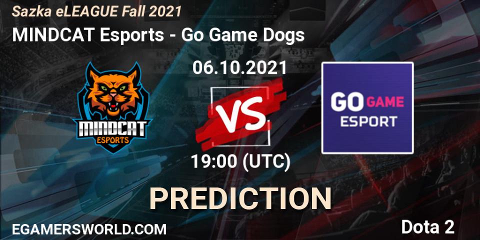 Pronósticos MINDCAT Esports - Go Game Dogs. 06.10.2021 at 19:30. Sazka eLEAGUE Fall 2021 - Dota 2