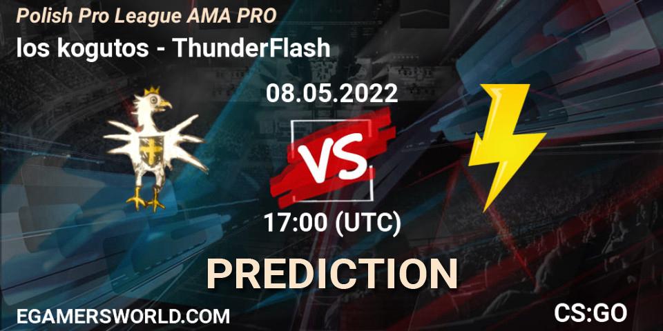 Pronósticos los kogutos - ThunderFlash. 08.05.2022 at 17:00. Polish Pro League AMA PRO - Counter-Strike (CS2)