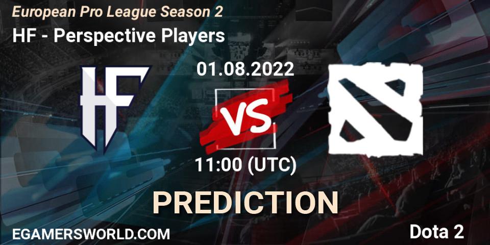 Pronósticos HF - Perspective Players. 01.08.2022 at 11:04. European Pro League Season 2 - Dota 2