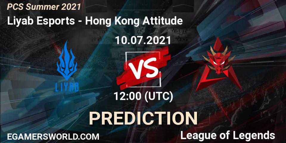 Pronósticos Liyab Esports - Hong Kong Attitude. 10.07.2021 at 12:00. PCS Summer 2021 - LoL