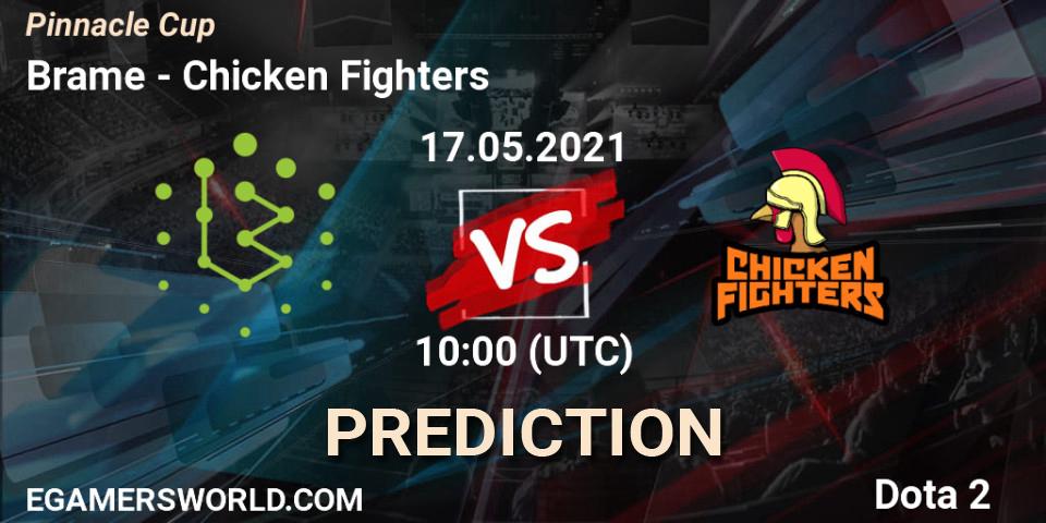 Pronósticos Brame - Chicken Fighters. 17.05.2021 at 10:01. Pinnacle Cup 2021 Dota 2 - Dota 2