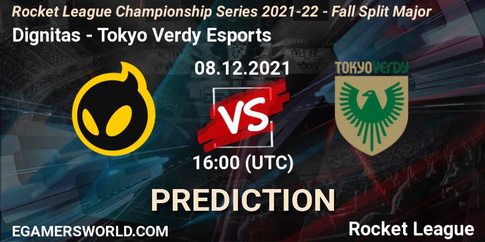 Pronósticos Dignitas - Tokyo Verdy Esports. 08.12.21. RLCS 2021-22 - Fall Split Major - Rocket League