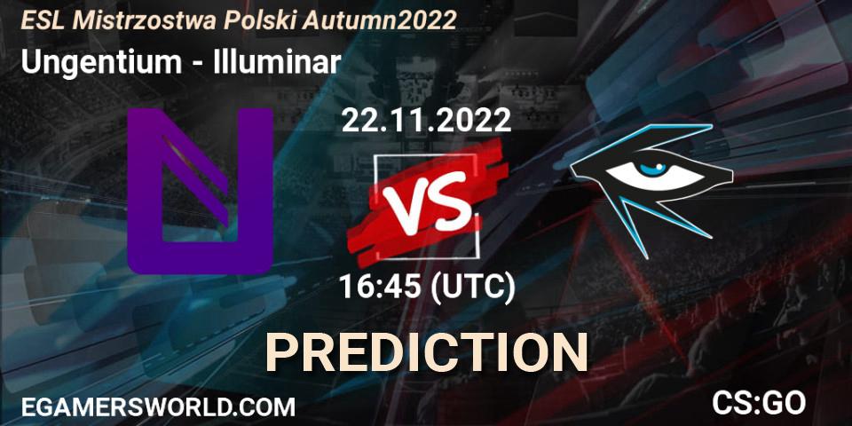 Pronósticos Ungentium - Illuminar. 22.11.2022 at 21:45. ESL Mistrzostwa Polski Autumn 2022 - Counter-Strike (CS2)