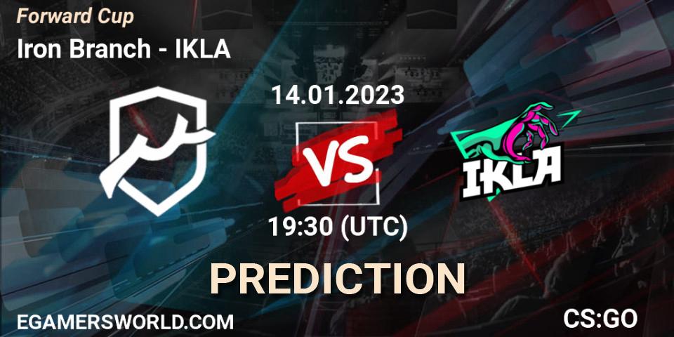 Pronósticos Iron Branch - IKLA. 15.01.23. Forward Cup - CS2 (CS:GO)