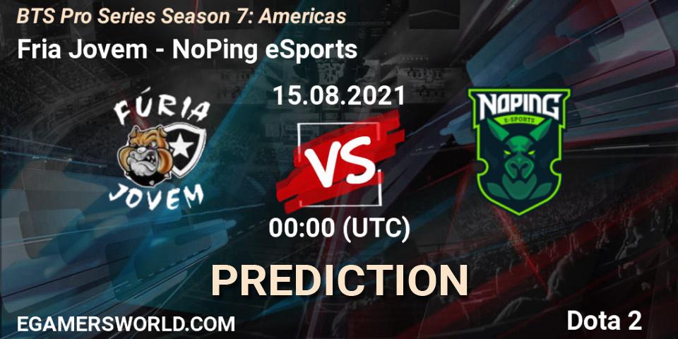 Pronósticos Fúria Jovem - NoPing eSports. 15.08.2021 at 00:03. BTS Pro Series Season 7: Americas - Dota 2