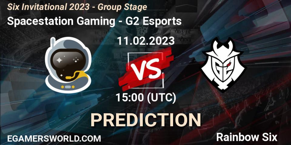 Pronósticos Spacestation Gaming - G2 Esports. 11.02.23. Six Invitational 2023 - Group Stage - Rainbow Six