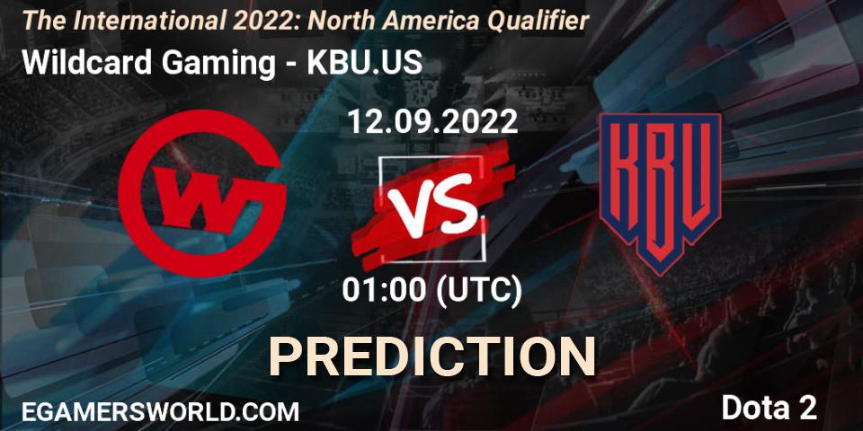 Pronósticos Wildcard Gaming - KBU.US. 12.09.2022 at 01:07. The International 2022: North America Qualifier - Dota 2