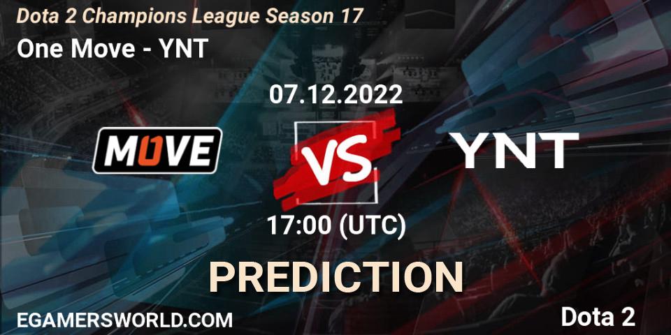 Pronósticos One Move - YNT. 07.12.22. Dota 2 Champions League Season 17 - Dota 2