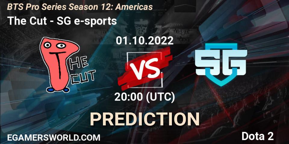 Pronósticos The Cut - SG e-sports. 01.10.22. BTS Pro Series Season 12: Americas - Dota 2