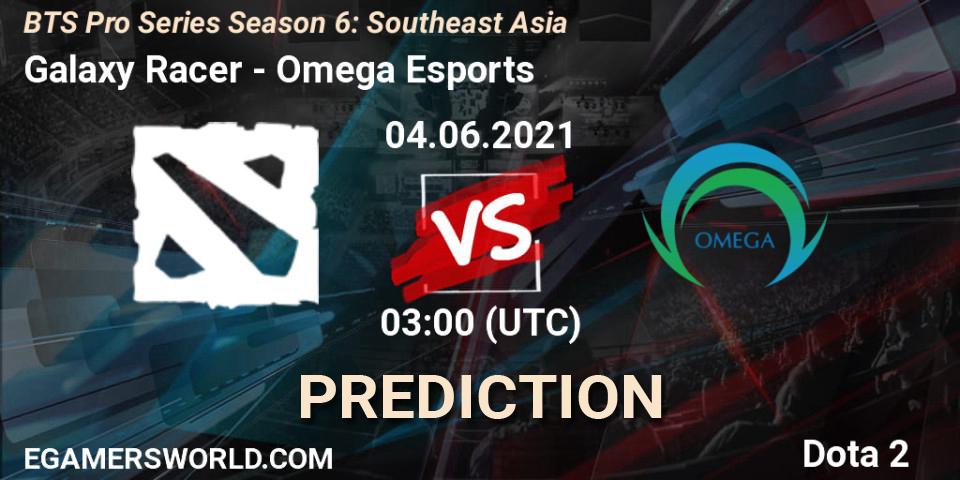 Pronósticos Galaxy Racer - Omega Esports. 04.06.2021 at 03:04. BTS Pro Series Season 6: Southeast Asia - Dota 2