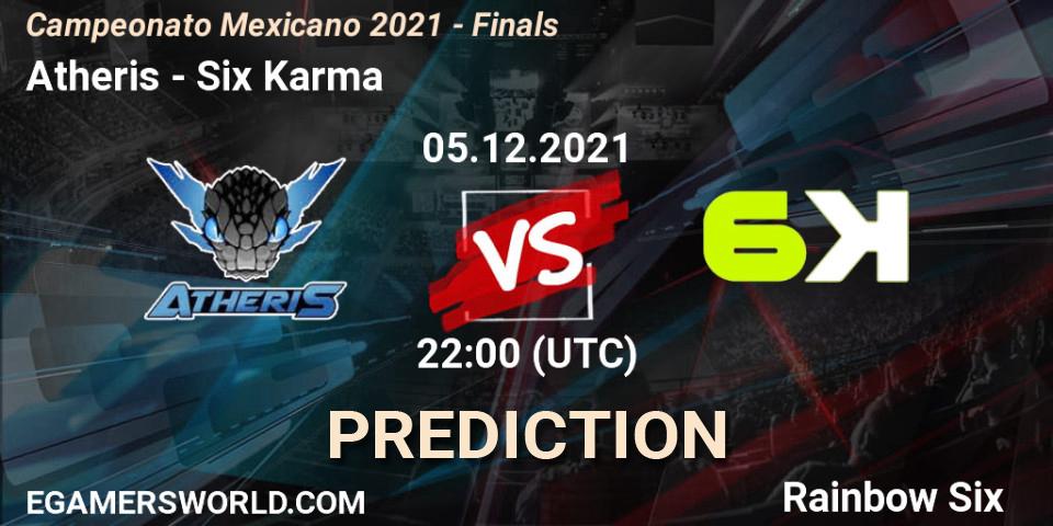 Pronósticos Atheris - Six Karma. 05.12.2021 at 20:00. Campeonato Mexicano 2021 - Finals - Rainbow Six