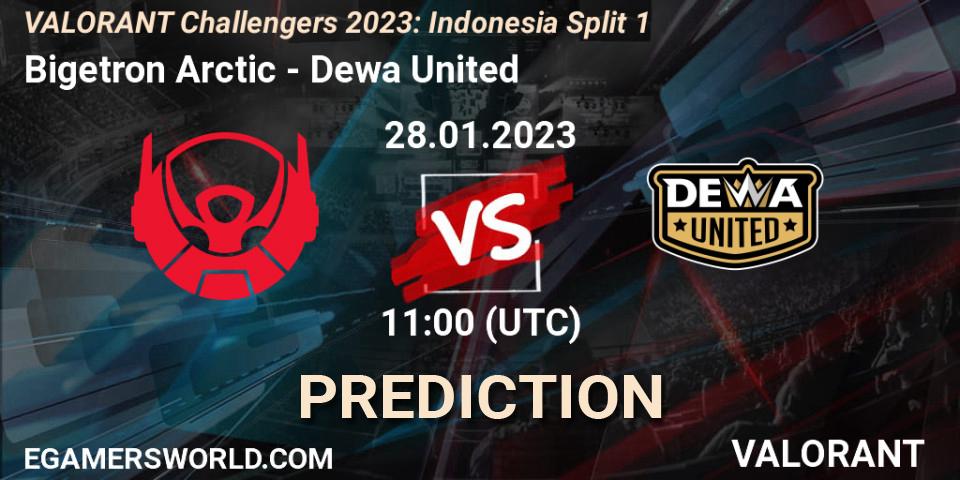 Pronósticos Bigetron Arctic - Dewa United. 28.01.23. VALORANT Challengers 2023: Indonesia Split 1 - VALORANT