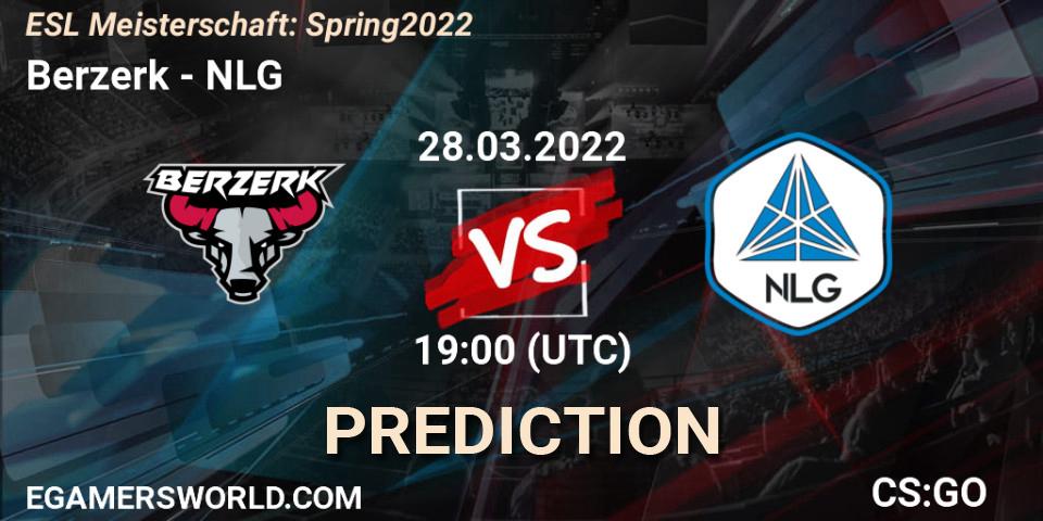 Pronósticos Berzerk - NLG. 28.03.22. ESL Meisterschaft: Spring 2022 - CS2 (CS:GO)