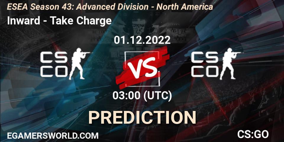 Pronósticos Inward - Take Charge. 01.12.22. ESEA Season 43: Advanced Division - North America - CS2 (CS:GO)