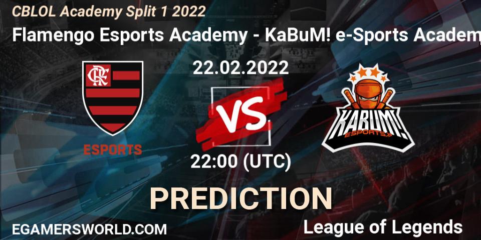 Pronósticos Flamengo Esports Academy - KaBuM! Academy. 22.02.2022 at 22:00. CBLOL Academy Split 1 2022 - LoL