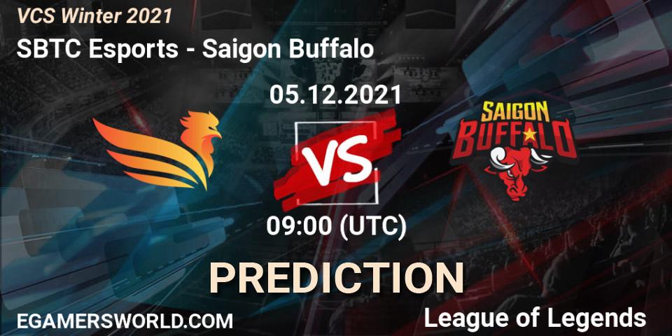 Pronósticos SBTC Esports - Saigon Buffalo. 05.12.2021 at 09:00. VCS Winter 2021 - LoL