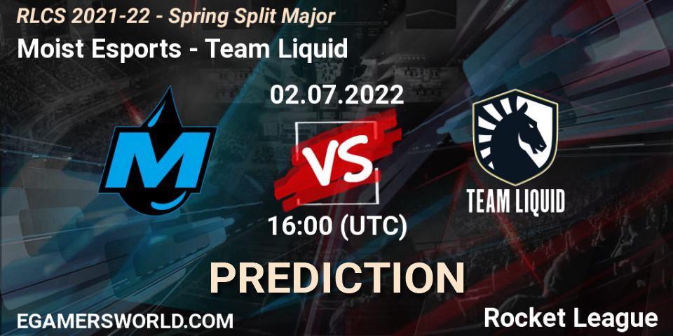 Pronósticos Moist Esports - Team Liquid. 02.07.22. RLCS 2021-22 - Spring Split Major - Rocket League