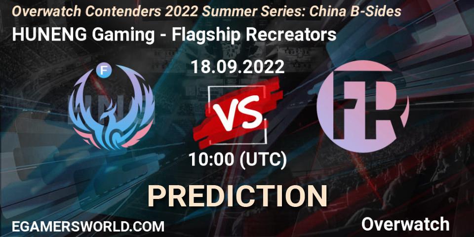 Pronósticos HUNENG Gaming - Flagship Recreators. 18.09.22. Overwatch Contenders 2022 Summer Series: China B-Sides - Overwatch