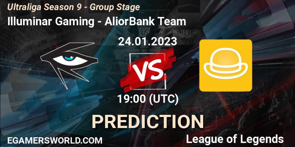 Pronósticos Illuminar Gaming - AliorBank Team. 24.01.2023 at 19:30. Ultraliga Season 9 - Group Stage - LoL