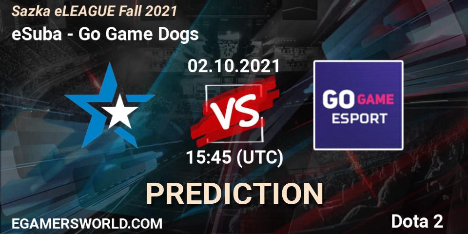 Pronósticos eSuba - Go Game Dogs. 02.10.2021 at 16:15. Sazka eLEAGUE Fall 2021 - Dota 2