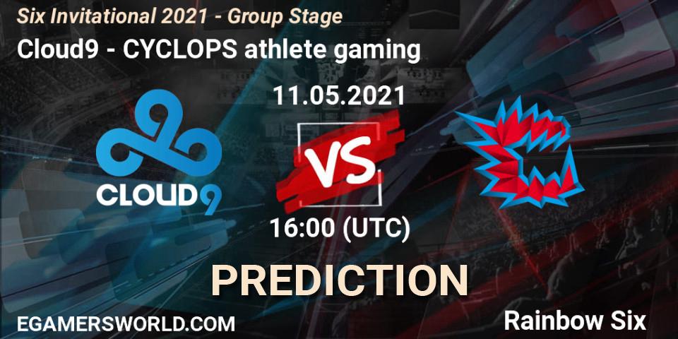 Pronósticos Cloud9 - CYCLOPS athlete gaming. 11.05.2021 at 15:00. Six Invitational 2021 - Group Stage - Rainbow Six