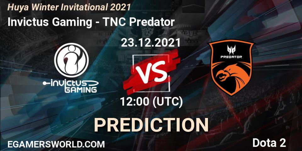 Pronósticos Invictus Gaming - TNC Predator. 23.12.21. Huya Winter Invitational 2021 - Dota 2