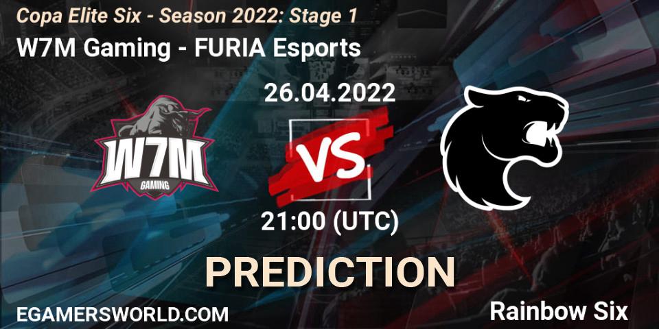 Pronósticos W7M Gaming - FURIA Esports. 26.04.22. Copa Elite Six - Season 2022: Stage 1 - Rainbow Six