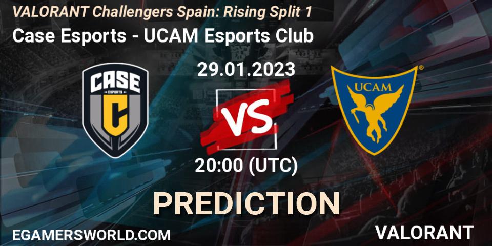 Pronósticos Case Esports - UCAM Esports Club. 29.01.23. VALORANT Challengers 2023 Spain: Rising Split 1 - VALORANT