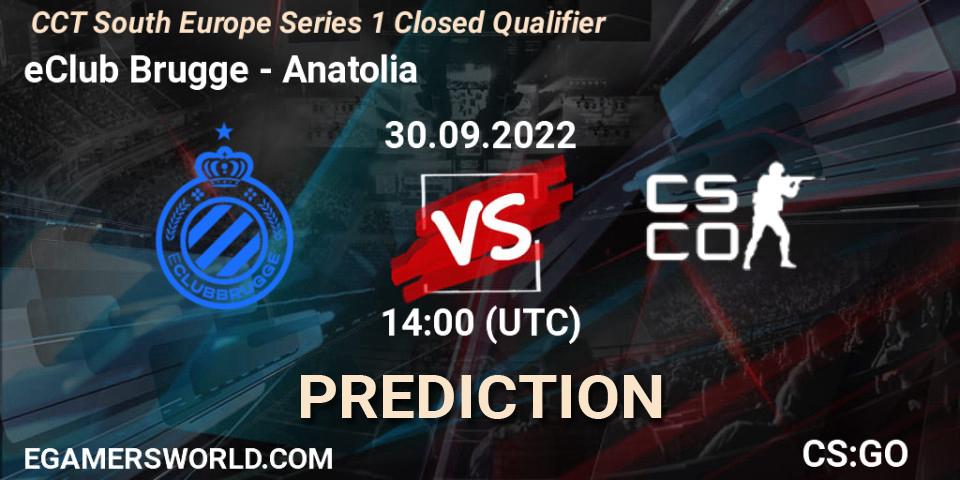 Pronósticos eClub Brugge - TOA. 30.09.2022 at 14:00. CCT South Europe Series 1 Closed Qualifier - Counter-Strike (CS2)