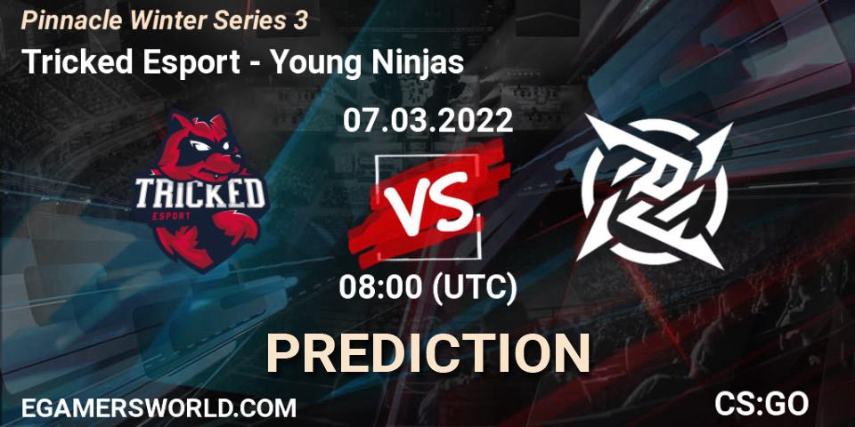 Pronósticos Tricked Esport - Young Ninjas. 07.03.2022 at 08:00. Pinnacle Winter Series 3 - Counter-Strike (CS2)