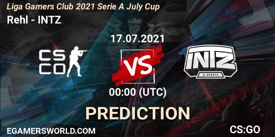 Pronósticos Rehl Esports - INTZ. 16.07.2021 at 21:00. Liga Gamers Club 2021 Serie A July Cup - Counter-Strike (CS2)