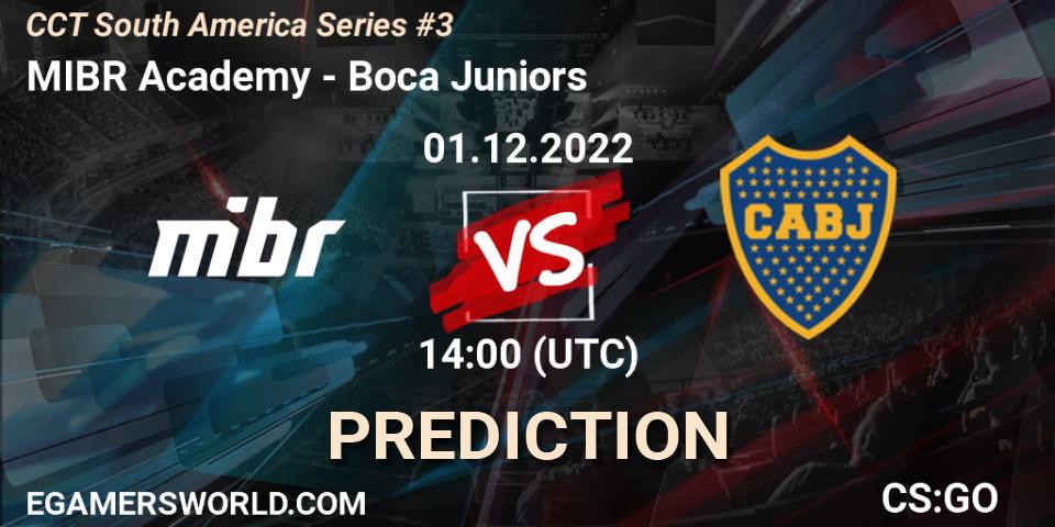 Pronósticos MIBR Academy - Boca Juniors. 01.12.22. CCT South America Series #3 - CS2 (CS:GO)