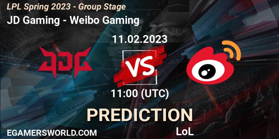 Pronósticos JD Gaming - Weibo Gaming. 11.02.23. LPL Spring 2023 - Group Stage - LoL