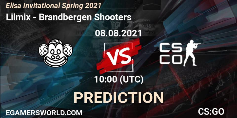 Pronósticos Lilmix - Brandbergen Shooters. 08.08.21. Elisa Invitational Fall 2021 Sweden Closed Qualifier - CS2 (CS:GO)