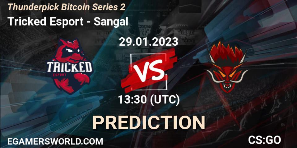 Pronósticos Tricked Esport - Sangal. 29.01.23. Thunderpick Bitcoin Series 2 - CS2 (CS:GO)