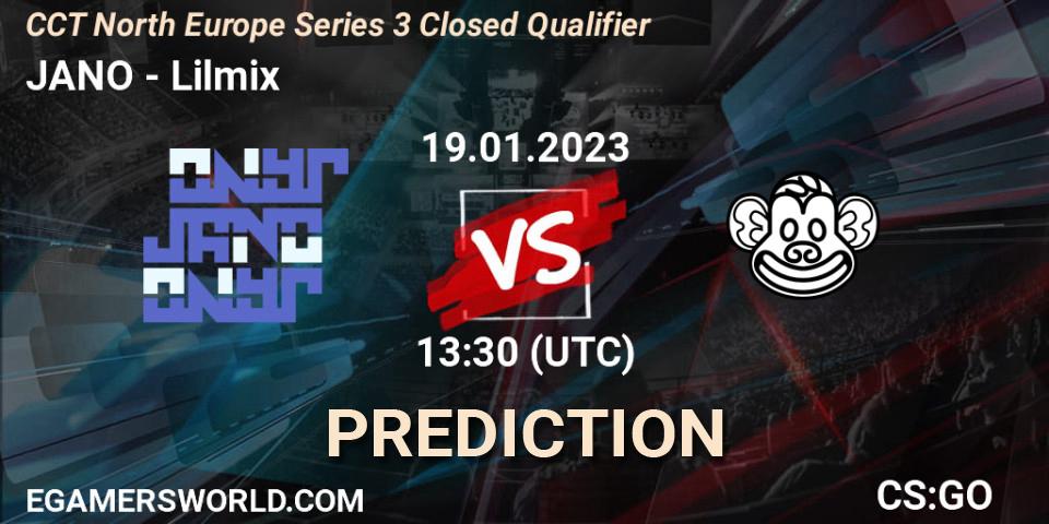 Pronósticos JANO - Lilmix. 19.01.23. CCT North Europe Series 3 Closed Qualifier - CS2 (CS:GO)