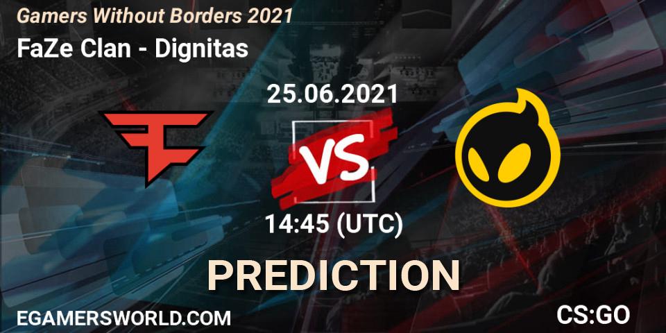 Pronósticos FaZe Clan - Dignitas. 25.06.21. Gamers Without Borders 2021 - CS2 (CS:GO)