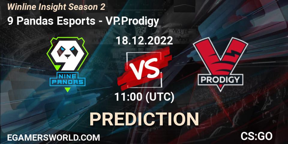 Pronósticos 9 Pandas Esports - VP.Prodigy. 18.12.2022 at 11:00. Winline Insight Season 2 - Counter-Strike (CS2)