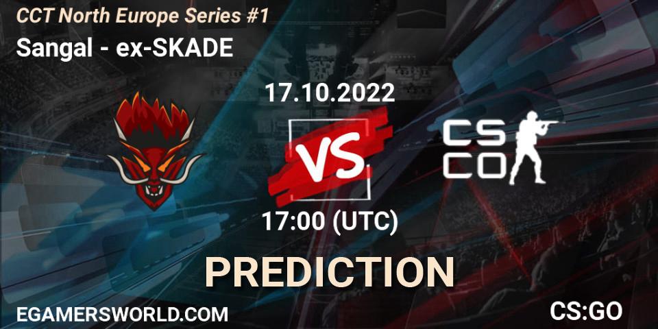 Pronósticos Sangal - ex-SKADE. 17.10.2022 at 17:00. CCT North Europe Series #1 - Counter-Strike (CS2)