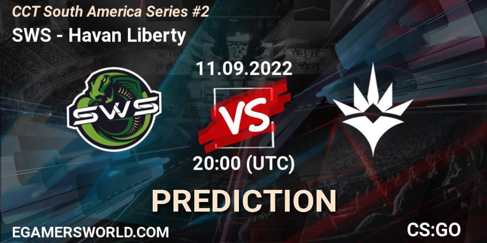 Pronósticos SWS - Havan Liberty. 11.09.2022 at 20:00. CCT South America Series #2 - Counter-Strike (CS2)