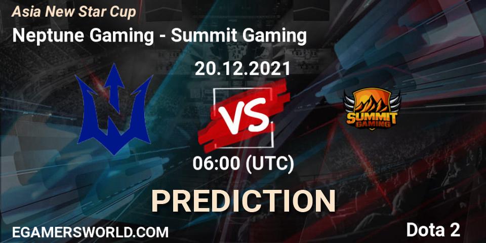 Pronósticos Neptune Gaming - Summit Gaming. 20.12.2021 at 06:48. Asia New Star Cup - Dota 2