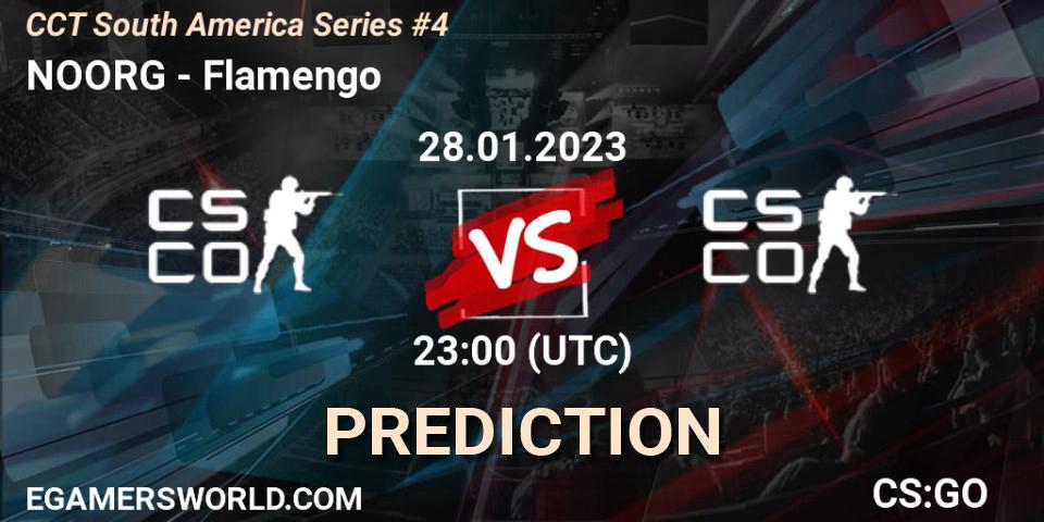 Pronósticos NOORG - Flamengo. 28.01.23. CCT South America Series #4 - CS2 (CS:GO)